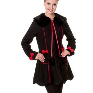 Bows & Pom-Poms Coat